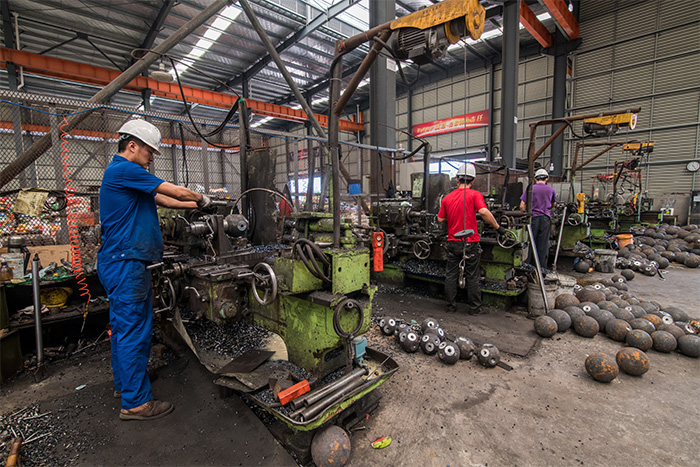 酒泉网架配件车间